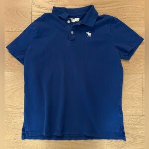 Abercrombie Kids Royal Blue Polo with Moose Logo Size 15/16